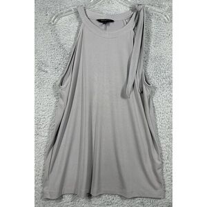 Banana Republic Gray Side‎ Tie Tank Top Shirt Sleeveless Medium